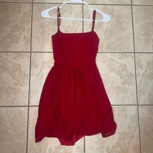 backless mini dress